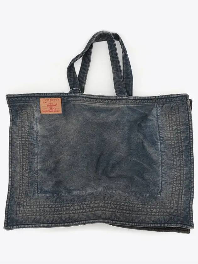 Maxi Wire Carvass Tote Bag Vintage Navy - Y/PROJECT - BALAAN 4