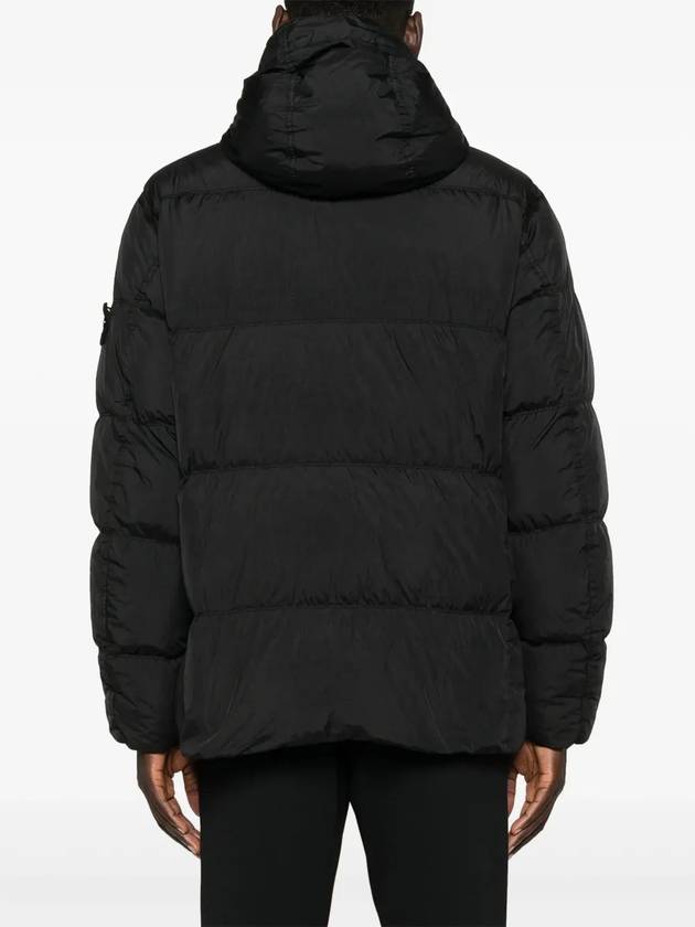 Crinkle Reps Re-Nylon Down Padding Black - STONE ISLAND - BALAAN 7