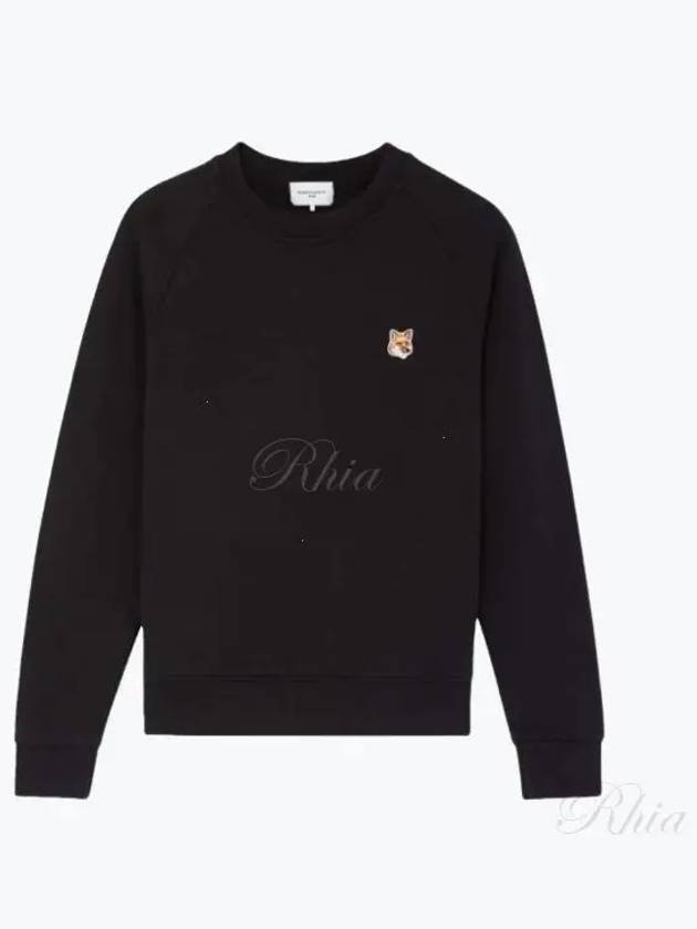 Fox Head Patch Adjusted Sweatshirt Black - MAISON KITSUNE - BALAAN 2