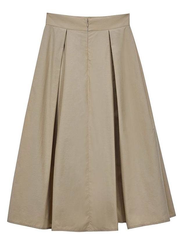 TIE ALINE SKIRT BE a line beige - TIBAEG - BALAAN 6