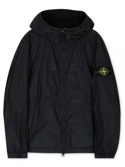 Garment Dyed Crinkle Reps R-Nylon Jacket Navy - STONE ISLAND - BALAAN 2