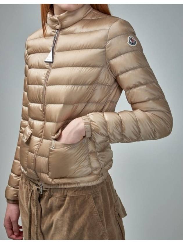 Lans High Neck Zip-Up Padding Beige - MONCLER - BALAAN 2