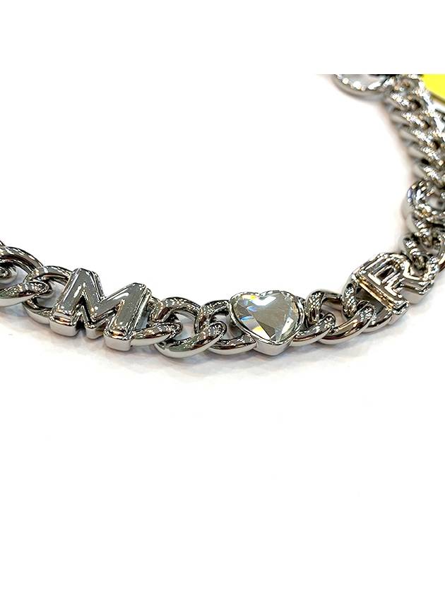 Heart Chain Necklace Silver - MARC JACOBS - BALAAN 3