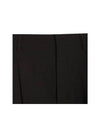 Pressed Crease Cropped Slacks Black - AMI - BALAAN 4