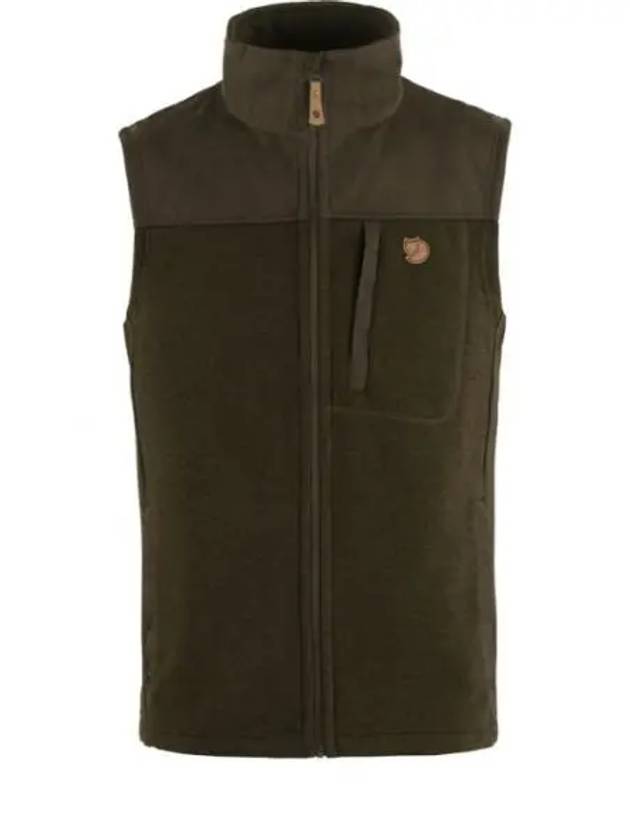 Buck Fleece Vest Dark Olive - FJALL RAVEN - BALAAN 2