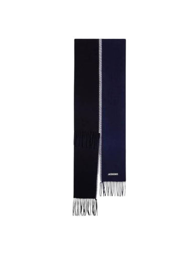 L'Echarpe Pampero Double Scarf Black - JACQUEMUS - BALAAN 1