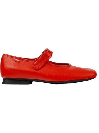 Casi Myra Mary Jane Leather Flat Red - CAMPER - BALAAN 1