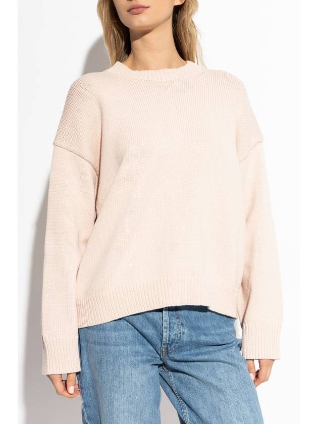 Theory Cotton Sweater, Women's, Pink - THEORY - BALAAN 3