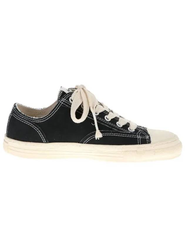 Hank Canvas Low Top Sneakers Black - MAISON MIHARA YASUHIRO - BALAAN 3