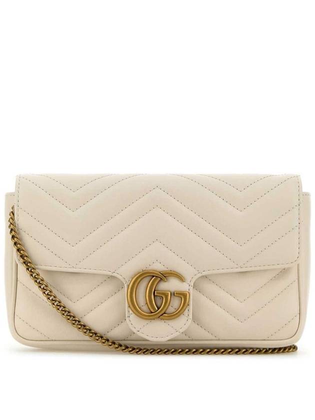 GG Marmont Chain Mini Bag White - GUCCI - BALAAN 2