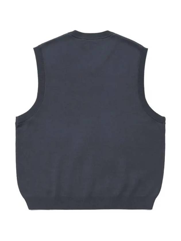 Malbon Men s Nettle Knit Vest Seaport Blue M 7997 SBL - MALBON GOLF - BALAAN 2