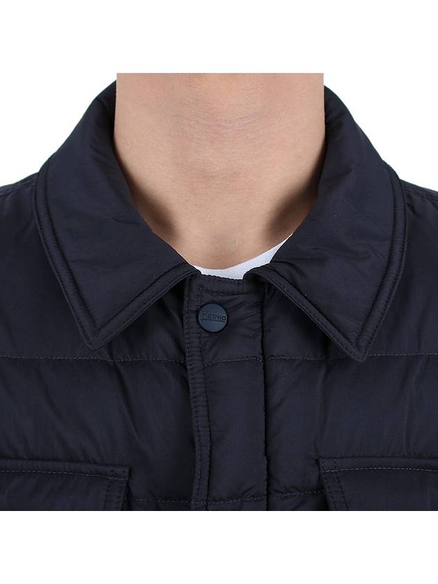 down padded jacket black - HERNO - 7