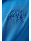 Embroidery Logo Short Sleeve Polo Shirt Blue - BALLY - BALAAN 5