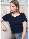 Blossom heart boat neck knit - MICANE - BALAAN 3