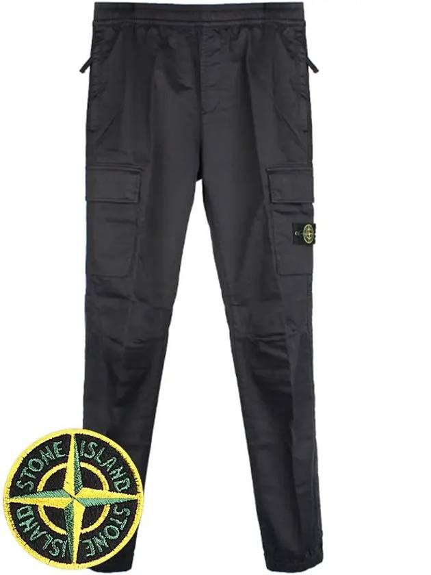 Kids Wappen Logo Training Pants Black - STONE ISLAND - BALAAN 3