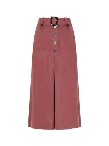 Women s Square Belt Lyocell Skirt Brick - PAUL SMITH - BALAAN 1