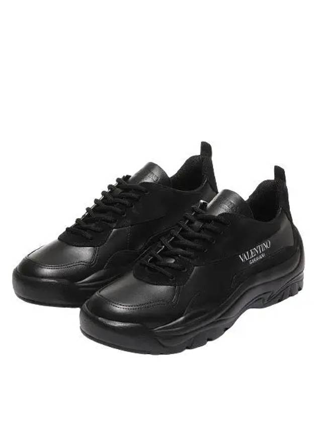 Gumboy Low-Top Sneakers Black - VALENTINO - BALAAN 2