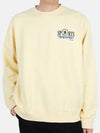 Venice sweatshirt lemon black VENICE CREWNECK - SPORTY & RICH - BALAAN 1