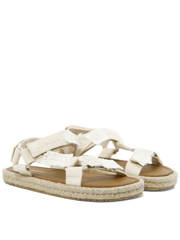 Threadbare Espadrille Sandals White - MAISON MARGIELA - BALAAN 3