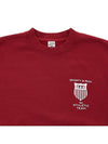 Athletic team sweatshirt ATHLETIC TEAM CREWNECK RUBY WHITE - SPORTY & RICH - BALAAN 4