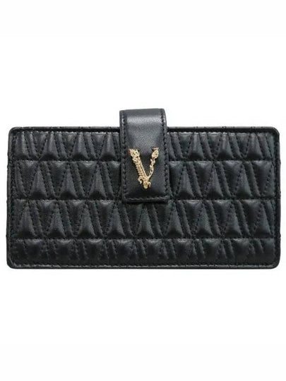 Virtus Quilted Mini Shoulder Bag Black - VERSACE - BALAAN 2