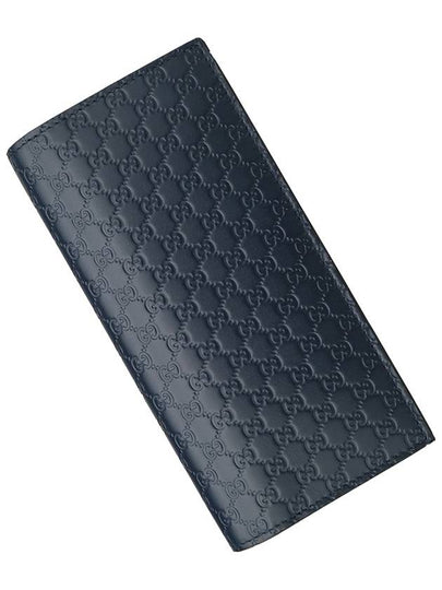 Micro GG Ssima Long Wallet Navy - GUCCI - BALAAN 2