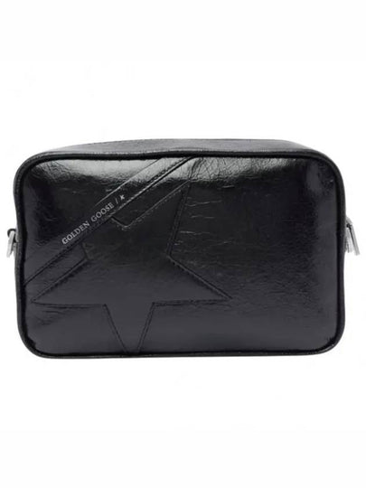 Glossy Leather Star Cross Bag Black - GOLDEN GOOSE - BALAAN 2