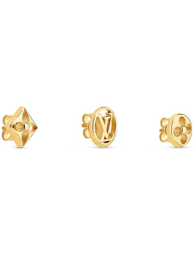 Crazy In Lock Earrings Set Gold - LOUIS VUITTON - BALAAN 2