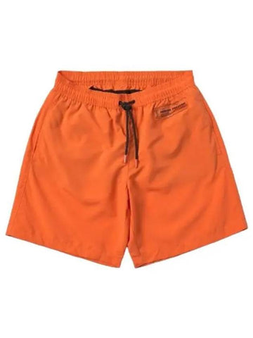 Heron Preston Nylon Swim Shorts Pants Orange - HERON PRESTON - BALAAN 1