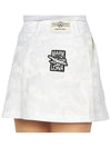 Golf Gauge Jacquard MLW 3A AE01 WHITE Women s Mini Pleated Skirt - MARK & LONA - BALAAN 11