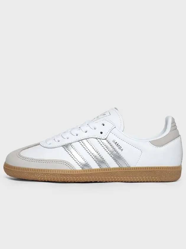 Samba OG Low Top Sneakers White Silver - ADIDAS - BALAAN 3