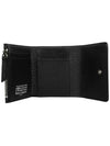 Zip Compact Tri-Fold Half Wallet Black - MAISON MARGIELA - BALAAN 5