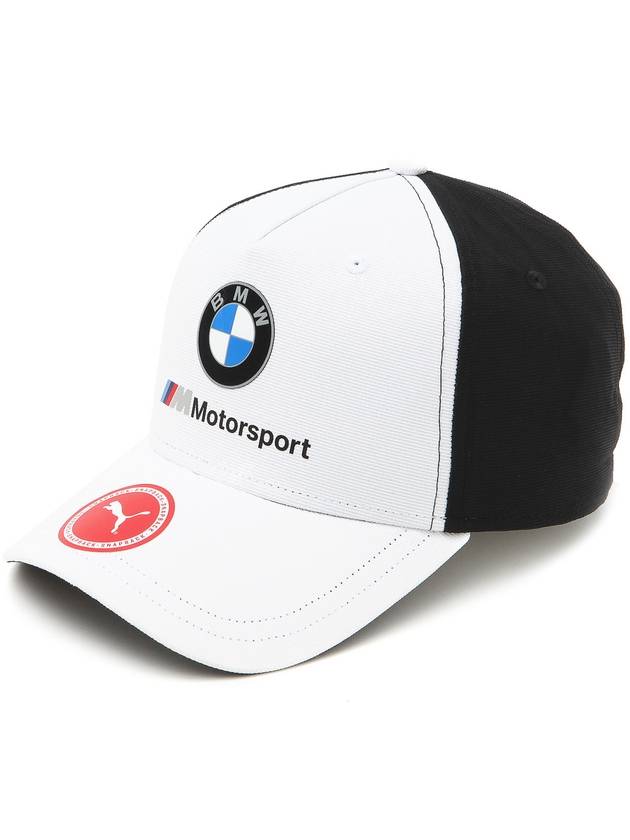 BMW Racing Ball Cap Hat 6 Panel White Black - PUMA - BALAAN 1