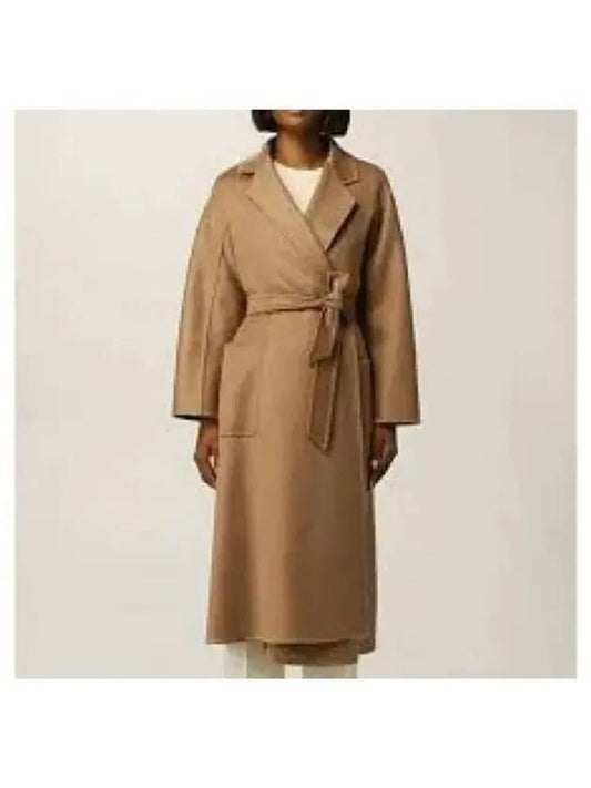 Women's Labbro Cashmere Long Single Coat Camel - MAX MARA - BALAAN 2