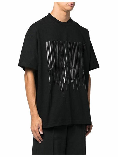 VTMNTS Dripping Barcode Loose Short Sleeve VL16TR540B - VETEMENTS - BALAAN 2