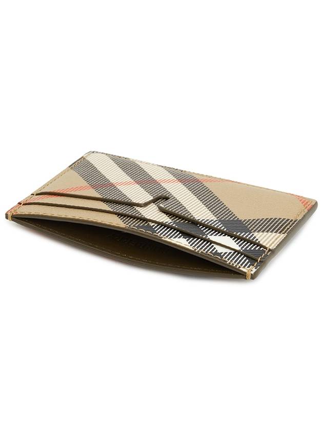 Check Card Case Wallet Beige - BURBERRY - BALAAN 5