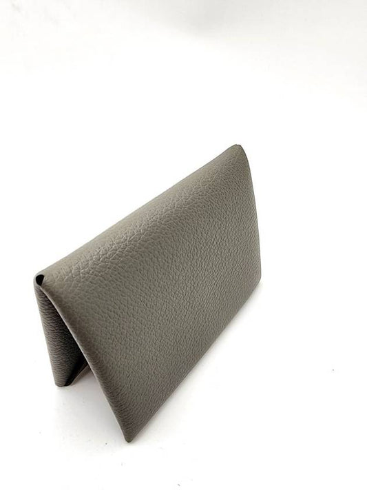 Calvi Card Wallet Gris - HERMES - BALAAN 2