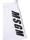 Kids Logo Shorts White MS028878 001 - MSGM - BALAAN 4