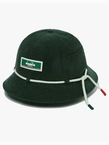 Diadora corduroy bucket hat GREEN - DIADORA - BALAAN 1