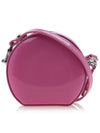 Silver Logo Shiny Mini Round Cross Bag Pink - VIVIENNE WESTWOOD - BALAAN 4