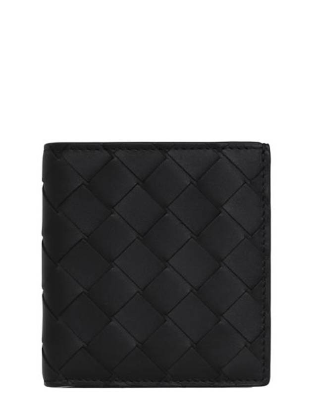 Intrecciato Slim Half Wallet Black - BOTTEGA VENETA - BALAAN 2