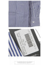 AZ-B018-051-1 Black Waffen Striped Shirt White Navy Men’s Shirt TEO - COMME DES GARCONS - BALAAN 7