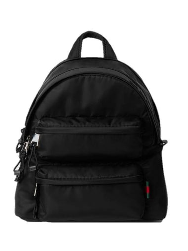 Logo Medium Nylon Backpack Black - GUCCI - BALAAN 1