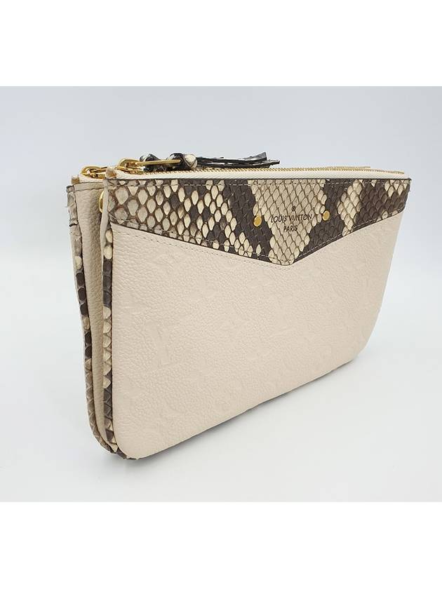 Women s Python Double Zip Pochette - LOUIS VUITTON - BALAAN 10