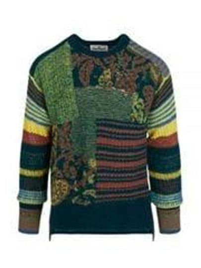 Blurry Jumper Print Intarsia Drop Knit Top - VIVIENNE WESTWOOD - BALAAN 2