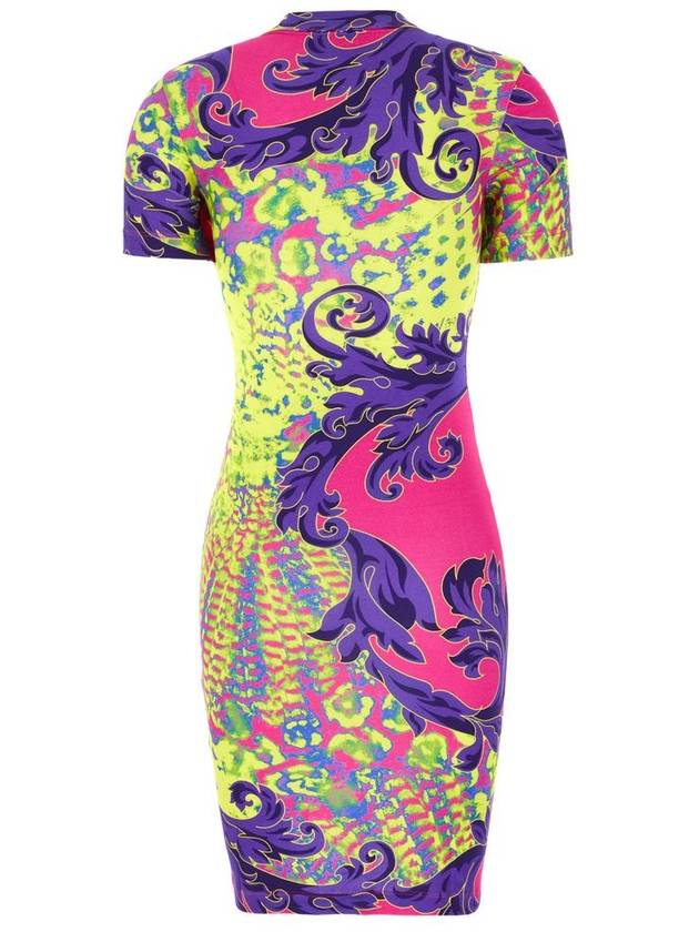 Versace Jeans Couture Dress With Print - VERSACE - BALAAN 2