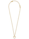 Gancini Crystals Necklace Gold - SALVATORE FERRAGAMO - BALAAN 4