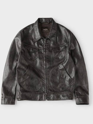 Eco Leather Trucker Jacket M GPJP59 - PANICALE - BALAAN 1