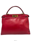 Clover Peekaboo medium bag 8BN226 red gold plated - FENDI - BALAAN 1