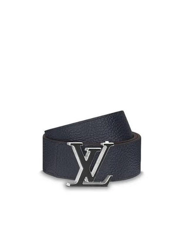 LV Tilt 40mm Reversible  Leather Belt Navy - LOUIS VUITTON - BALAAN 1